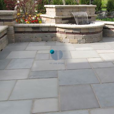 Kandla Grey Tumbled Sandstone Paving Slabs & Patio Pack
